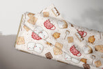 Lade das Bild in den Galerie-Viewer, Supersoft Premium BIO French Terry "Marshmallow Party" groß 0,5 m
