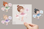 Lade das Bild in den Galerie-Viewer, Bügelbild "Pretty Little Ballerina"
