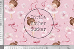 Lade das Bild in den Galerie-Viewer, Supersoft Premium BIO Jersey "Pretty Little Ballerina" Braun groß 0,5 m
