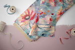 Lade das Bild in den Galerie-Viewer, Lycra "Acrylic Flowers 1" 0,5 m
