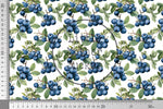 Lade das Bild in den Galerie-Viewer, Frottee Jersey "Blueberries" COLLECTION 0,5 m
