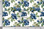 Lade das Bild in den Galerie-Viewer, Frottee Jersey "Blueberries" COLLECTION 0,5 m
