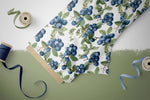 Lade das Bild in den Galerie-Viewer, Frottee Jersey "Blueberries" COLLECTION 0,5 m
