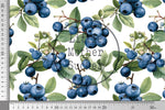 Lade das Bild in den Galerie-Viewer, Frottee Jersey "Blueberries" COLLECTION 0,5 m
