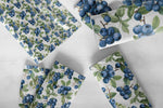 Lade das Bild in den Galerie-Viewer, Frottee Jersey "Blueberries" COLLECTION 0,5 m
