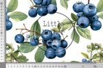 Lade das Bild in den Galerie-Viewer, Frottee Jersey "Blueberries" COLLECTION 0,5 m
