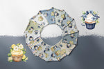 Lade das Bild in den Galerie-Viewer, Frottee Jersey "Cupcakes Blueberry" COLLECTION
