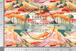 Lade das Bild in den Galerie-Viewer, Softshell Classic "Colorful Forest" pink 0,5 m Lager
