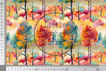 Lade das Bild in den Galerie-Viewer, Frottee Jersey "Colorful Trees" COLLECTION 0,5 m
