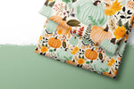 Lade das Bild in den Galerie-Viewer, Softshell Classic "Kürbispracht" mint 0,5 m
