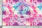 Lade das Bild in den Galerie-Viewer, Frottee Jersey "Mandala" amethyst COLLECTION 0,5 m
