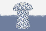 Lade das Bild in den Galerie-Viewer, Lycra "Sketched Blueberries" COLLECTION 0,5 m

