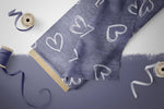 Lade das Bild in den Galerie-Viewer, Design "Jeansoptik LMS Herzen Denim" 0,5 m
