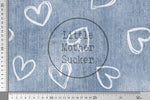 Lade das Bild in den Galerie-Viewer, Design "Jeansoptik LMS Herzen Denim" 0,5 m
