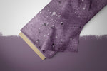 Lade das Bild in den Galerie-Viewer, Premium BIO French Terry "Jeansoptik" Mauve Splash 0,1 m
