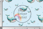 Lade das Bild in den Galerie-Viewer, Frottee Jersey "Whale Love" COLLECTION
