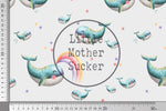 Lade das Bild in den Galerie-Viewer, Frottee Jersey "Whale Love" COLLECTION
