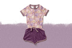 Lade das Bild in den Galerie-Viewer, Premium BIO Jersey "Ice Ice Baby" Berry 0,5 m
