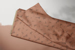 Lade das Bild in den Galerie-Viewer, Supersoft Premium Jersey "Delicate Flowers" rust 0,5 m

