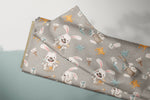 Lade das Bild in den Galerie-Viewer, Supersoft Premium French Terry "Kleiner Künstler" Hase 0,5 m

