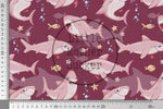 Lade das Bild in den Galerie-Viewer, Lycra UV50+ "Sharky" Pink 0,5 m Lager
