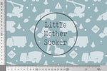 Lade das Bild in den Galerie-Viewer, Softshell Classic "Cars" 09 blue 0,5 m Lager

