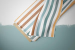 Lade das Bild in den Galerie-Viewer, Supersoft Premium BIO French Terry "Kuhni" Streifen 0,5 m
