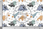 Lade das Bild in den Galerie-Viewer, Supersoft Premium French Terry "Trick or Treat" 0,85 m Sonderdruck B-Ware

