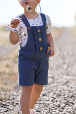 Lade das Bild in den Galerie-Viewer, Premium BIO Ripp Jersey "Wildflower Fields" Ditzy Floral white 0,5 m
