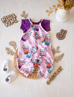Lade das Bild in den Galerie-Viewer, Supersoft Premium BIO Jersey "Bubble Tea" sunrise groß 0,85 m Rest

