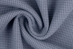 Lade das Bild in den Galerie-Viewer, Waffeljersey Rauchblau 0,8 m Rest
