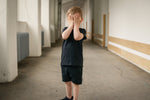 Lade das Bild in den Galerie-Viewer, French Terry Schwarz 0,1 m
