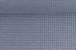 Lade das Bild in den Galerie-Viewer, Waffeljersey Rauchblau 0,8 m Rest
