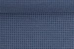 Lade das Bild in den Galerie-Viewer, Waffeljersey Jeansblau 0,5 m
