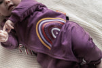 Lade das Bild in den Galerie-Viewer, Jersey meliert Grape 0,1 m
