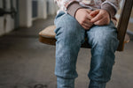 Lade das Bild in den Galerie-Viewer, Premium BIO French Terry "Jeansoptik" icy 0,4 m Rest
