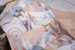 Lade das Bild in den Galerie-Viewer, Premium BIO Jersey "Happy Safari" klein 0,5 m
