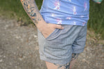 Lade das Bild in den Galerie-Viewer, Premium BIO French Terry "Beautiful Burlap" Schiefer 0,5 m
