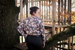 Lade das Bild in den Galerie-Viewer, Premium Wintersweat "Memento Mori" Onyx 0,5 m
