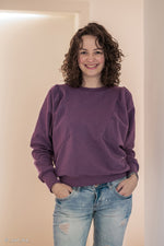 Lade das Bild in den Galerie-Viewer, Bündchen meliert Grape 0,1 m
