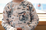 Lade das Bild in den Galerie-Viewer, Lycra "Olli" pale stripe 0,5 m
