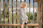 Lade das Bild in den Galerie-Viewer, Supersoft Premium French Terry "Spatzenliebe" olive 0,5 m
