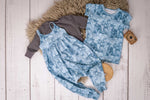 Lade das Bild in den Galerie-Viewer, Supersoft Premium French Terry "Concrete" hellblau 0,45 m Rest
