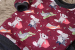 Lade das Bild in den Galerie-Viewer, Supersoft Premium French Terry "Superhelden" 0,5 m
