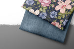 Lade das Bild in den Galerie-Viewer, Premium BIO French Terry "Jeansoptik" smoke 0,1 m
