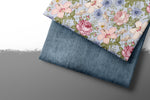 Lade das Bild in den Galerie-Viewer, Premium BIO French Terry "Jeansoptik" smoke 0,1 m
