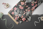 Lade das Bild in den Galerie-Viewer, Premium Wintersweat "Memento Mori" Onyx 0,5 m
