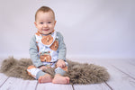 Lade das Bild in den Galerie-Viewer, Premium BIO Jersey "Bruno Braunbär" weiß 0,5 m
