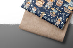 Lade das Bild in den Galerie-Viewer, Premium BIO French Terry "Beautiful Burlap" Natural 0,9 m Rest
