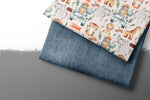 Lade das Bild in den Galerie-Viewer, Premium BIO French Terry "Jeansoptik" smoke 0,1 m
